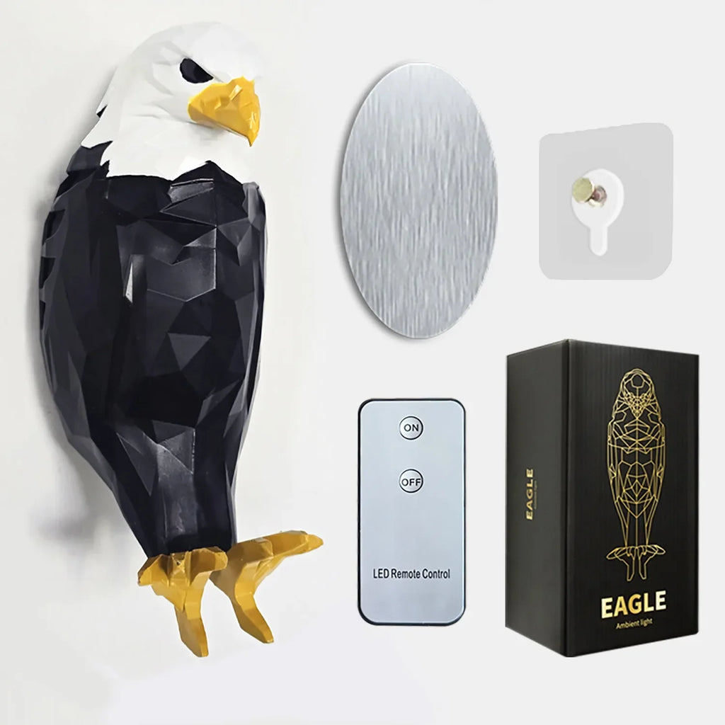 Eagle Wall Light 3D Shadow Projection LED Lamp 🦅 | Ambient Room Decor