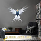 Eagle Wall Light 3D Shadow Projection LED Lamp 🦅 | Ambient Room Decor